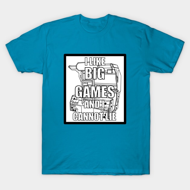 I like Big Games And I Cannot Lie Alternate T-Shirt by arcadeheroes